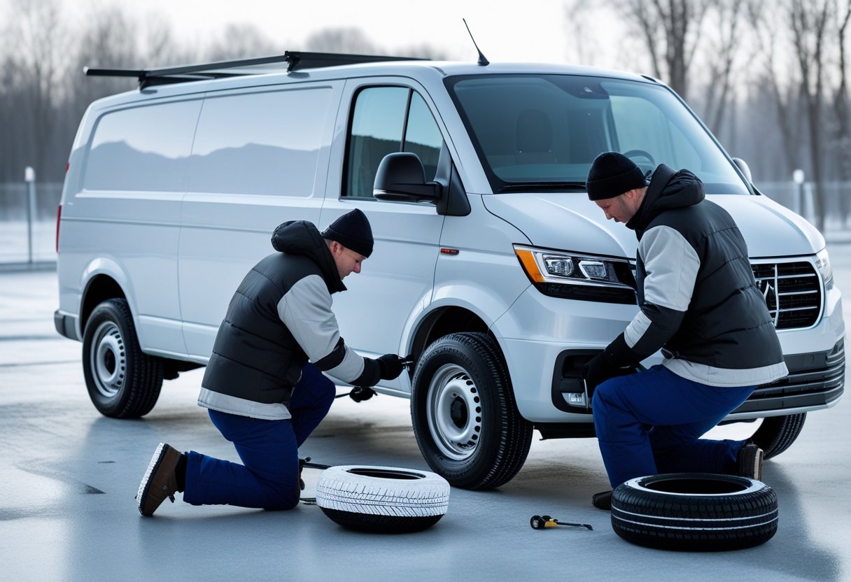 Sådan forbereder du din varevogn til vinterkørsel med de rette dæk og udlejning af varevogne